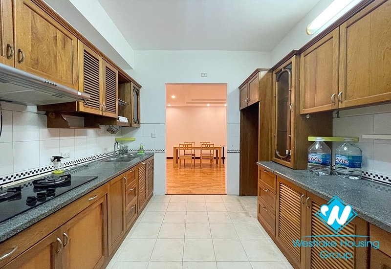 Fully furnished 3 bedroom apartment for rent on high floor, large balcony with a lot of facilities around the area